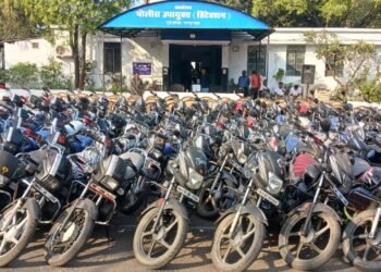 नागपुर: येते आता पर्यंतची सर्वात मोठी वाहन चोरीची घटना उघतीस, 2 वर्षांत इतक्या दुचाकी चोरी करून अनेक जिल्हात विक्री.