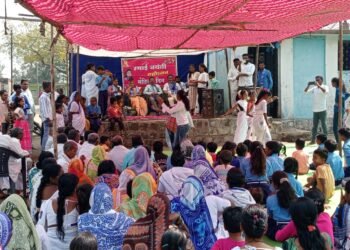 जिवती तालुक्यातील पुनागुडा गावात महामाता रमाई आंबेडकर जयंती मोठ्या थाटामाटात साजरी.