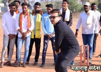 माजी पालकमंत्री राजे अम्ब्रिशराव आत्राम यांच्या सहकार्याने सिरोंच्या येथे भव्य टेनिस बॉल क्रिकेट स्पर्धा संपन्न.