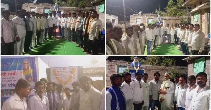 परतूर तालुक्यातील अंगलगाव येथे वंचित बहुजन आघाडी शाखेचा उद्घाटन सोहळा मोठ्या उत्साहात संपन्न.