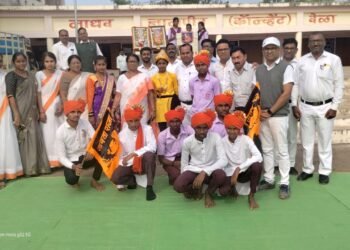 भारत विद्यालय वेळा येथे छत्रपती शिवाजी महाराज जयंती उत्साहात साजरी.