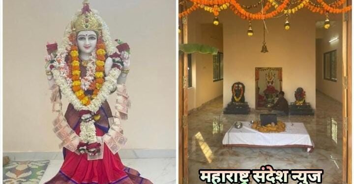 आल्लापल्ली येते माता कन्याका परमेश्वरी देवी मूर्तीची प्राणप्रतिष्ठा पूजा अर्चना करून संपन्न.