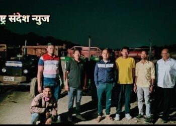 हिंगणघाट: महसूल पथकाची रेती तस्करावर धडक कारवाई, अवैध रेती उत्खनन करणारे 6 ट्रॅक्टर जप्त.