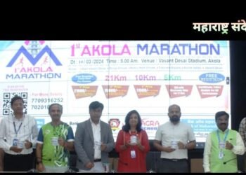 आरोग्यविषयक जनजागृती साठी अकोला शहरात 10 मार्च रोजी ‘फिट अकोला’ मॅराथॉन स्पर्धा आयोजित.