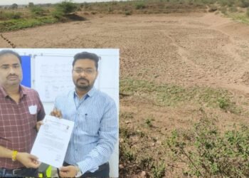 नारंडा येथील वन तलावाचे खोलीकरण व दुरुस्ती करा, भाजयुमो चे आशिष ताजने यांची दालमिया सिमेंट कंपनीकडे मागणी.