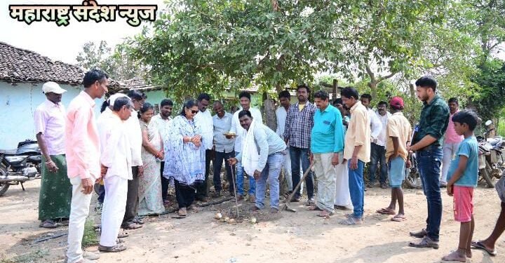 चिंतारेवला येथे 50 लाख रुपयांच्या निधीतून होणार विकास कामे, भाग्यश्री आत्राम यांच्या हस्ते भूमिपूजन संपन्न.