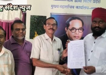 पुलगाव मध्ये नाला बांधकामात भष्ट्राचाराला आशीर्वाद कुणाचा, भीम आर्मीची आक्रमक भूमिका.