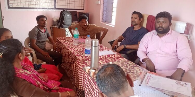 जिल्हा परिषद उच्च प्राथमिक केंद्र शाळा राजाराम येथे शाळा व्यवस्थापक समितीचे बैठक संपन्न.