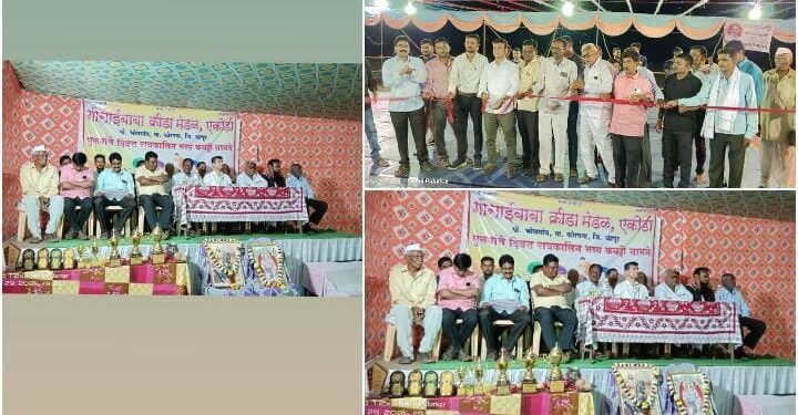 कोपरणा तालुक्यातील एकोडी येथे भव्य कबड्डी स्पर्धा: कबड्डीचा खेळ अविरत सुरू राहील. अभिजित दादा धोटे