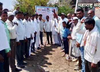 जालना जिल्हातील बाबुलतारा येथे वंचित बहुजन आघाडीच्या शाखेचे उद्घाटन.