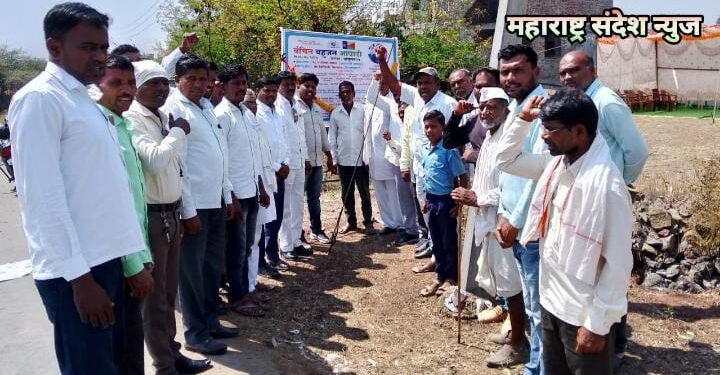 जालना जिल्हातील बाबुलतारा येथे वंचित बहुजन आघाडीच्या शाखेचे उद्घाटन.