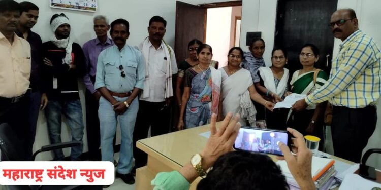 वंचित बहुजन आघाडी कडून नियमित पाणीपुरवठा व स्वच्छ पाणी देण्यात यांवा म्हणून मुख्यअभियंता यांना निवेदन.