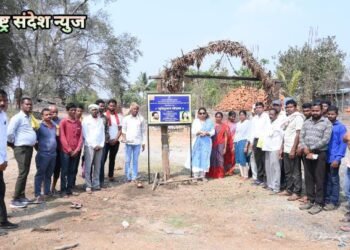 पेरमिली ग्रामपंचायत अंतर्गत गावांत विकास कामांचे भूमिपूजन, माजी जि प अध्यक्ष भाग्यश्री आत्राम यांच्या पुढाकाराने मिळाला निधी