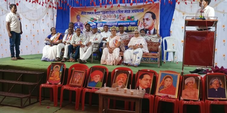 बौद्धांनी आचरणातून बुद्धधम्म दाखवावा: प्रा. मुनिश्वर बोरकर यांचे आपापल्ली येथील बुद्ध मुर्तीची प्रतिष्ठापणा वेळी प्रतिपादन.