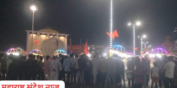 हिंगणघाट शहरात छत्रपती शिवाजी महाराजांच्या जयंतीनिमित्त ढोल ताश्याच्या गजरात काढण्यात आली भव्य रैली.