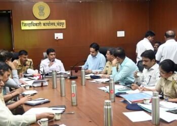 चंद्रपूर जिल्ह्याची आराध्य दैवत महाकाली यात्रा नियोजना बाबत जिल्हाधिकाऱ्यानी घेतला आढावा.