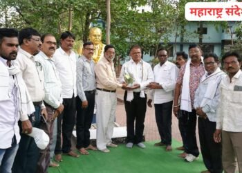 ॲड. मुरलीधर इंगळे यांचा भारतीय बौद्ध महासभेच्या वतीने सत्कार.