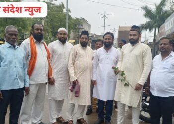 हिंगणघाट शहरात रमजान ईद उत्साहात, प्रदेश सरचिटणीस अतुल वांदिले यांनी दिल्या रमजान ईदच्या शुभेच्या.