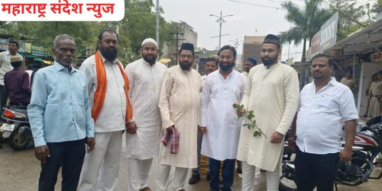 हिंगणघाट शहरात रमजान ईद उत्साहात, प्रदेश सरचिटणीस अतुल वांदिले यांनी दिल्या रमजान ईदच्या शुभेच्या.