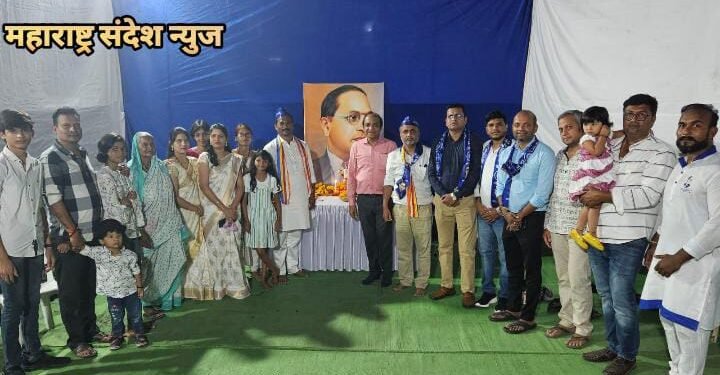 सावनेर येथे शिवसेना ठाकरे गटाच्या वतीने डॉ. बाबासाहेब आंबेडकर जयंती उत्साहात साजरी.