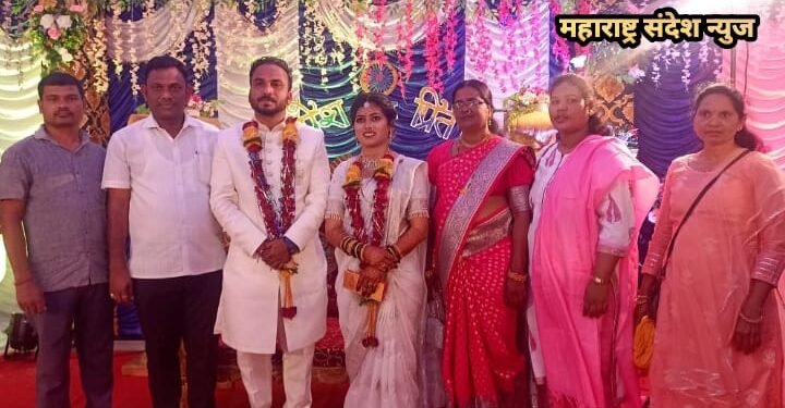 चालूरकर परिवाराच्या लग्न सोहळ्याला माजी जि.प. अध्यक्ष अजय कंकडालवार यांची उपस्थिती.