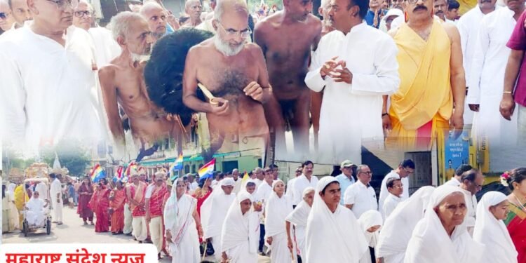 भगवान महावीर जन्म कल्याणक महोत्सव निमित्त हिंगणघाट येथे भव्य मिरवणूक.