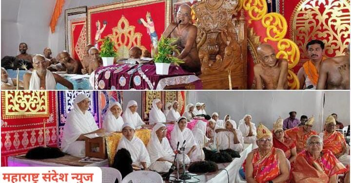 तिसऱ्या दिवशी साजरा केला उत्तरार्ध गर्भ कल्याणक महोत्सव पुण्यशाली माता कोण आहे? गणाचार्य श्री 108 विरागसागरजी महाराज