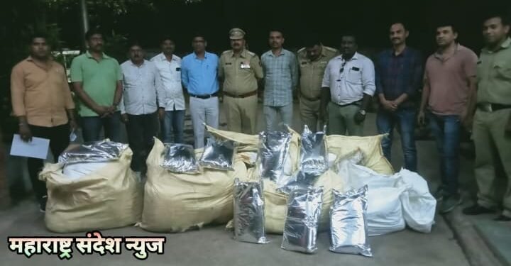 बल्लारपुर पुलिस ने पकड़ी लाखोकी  सुगंधित तंबाखू, एक आरोपी गिरफ्तार।