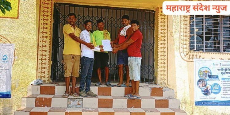 कोरेपल्ली विविध समस्या घेऊन नागरिकांचा ग्रामपंचायत विरोधात संताप, देण्यात आले निवेदन.