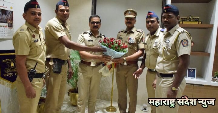 नागपुर शहरातील पाचपावली पोलीस स्टेशनच्या बीट मार्शलनी वाचवला एका गळफास घेणाऱ्या इसमाचा जीव.