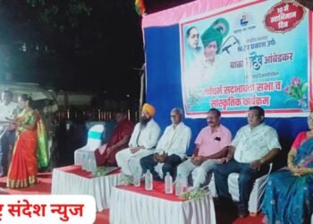 बल्लारपूर येथे प्रकाश उर्फ बाळासाहेब आंबेडकर यांचा जन्मदिनी स्वाभिमान महोत्सव जल्लोशात साजरा.