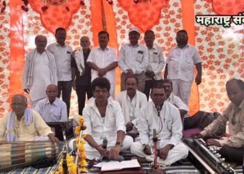 कौसल्याबाई कृष्णा बागडे यांच्या तृतीय पुण्यतिथी कार्यक्रमात प्रबोधनकार ज्ञानदेव डोंगरे यांचा सत्कार.