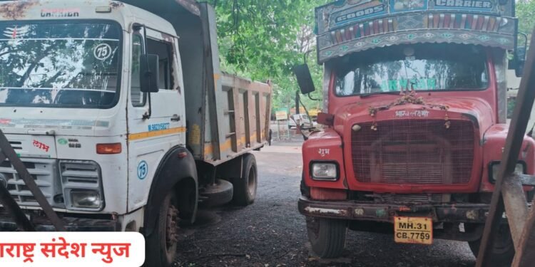 हिंगणघाट: कोमात गेलेल्या महसूल विभागाला आली जाग, रेती माफीया पंकज वानखेडे सह 4 आरोपी कडून 4 टीप्पर जप्त.