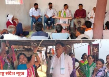 आमदार सुभाष धोटे यांनी गोंडपिपरी तालुक्यातील नागरिकांशी साधला संवाद.