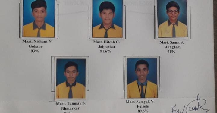 इन्फंट जिजस इंग्लिश हायस्कूल राजुरा येथील इयत्ता १० वी स्टेट बोर्ड च्या विद्यार्थ्यांनी १०० टक्के निकालाची परंपरा कायम ठेवली.