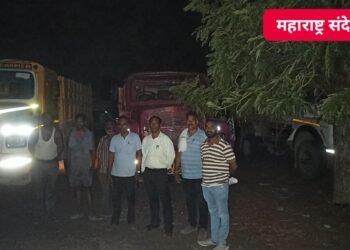 हिंगणघाट तालुक्यातील मांडगाव शिवारात अवैध वाळू वाहून नेणारे 3 टिप्पर जप्त: महसूल विभागाची कारवाई.