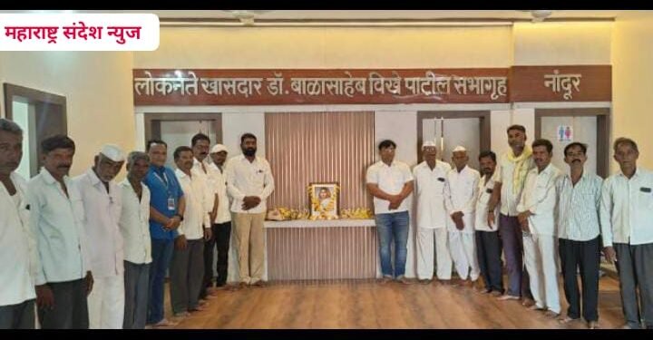 पुण्यश्लोक अहिल्यादेवी होळकर यांची जयंती नांदुर ग्रामपंचायतच्या वतीने उत्साहात साजरी.