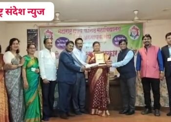 श्री शिवाजी कनिष्ठ महाविद्यालय राजुरा येथील प्रा. सुनीता जमदाडे जीवन गौरव पुरस्काराने सन्मानीत.