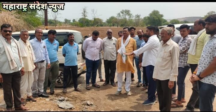 आ. सुभाष धोटेंनी केली गोवरी नाल्यावरील पुल बांधकामाची पाहणी : २५ जून काम पर्यंत पुर्ण करण्याचे दिले निर्देश.