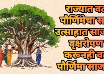 राज्यात वट पौर्णिमेचा सण उत्साहात साजरा, वृक्षरोपण करूनही वट पौर्णिमा साजरी.