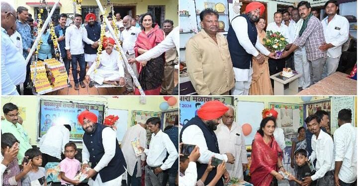 राष्ट्रवादी शरदचंद्र पवार पक्षाचे वर्धा जिल्हाध्यक्ष सुनील राऊत यांच्या वाढदिवसा निमित्त वृक्षारोपण व शालेय मुलांना शैक्षणिक साहित्य वाटप.