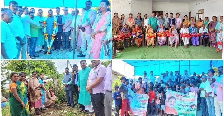 विविध सेवाभावी उपक्रमांनी साजरा झाला माजी खासदार अशोक नेते यांचा वाढदिवस.