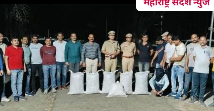 वर्धा जिल्हात उडीसातून मोठ्या प्रमाणात गांज्याची तस्करी, 102 किलो गांजा जप्त.