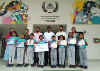 सावनेर येथील रॉयल इंटरनॅशनल स्कूलचे सुयश, इंडियन टॅलेंट ऑलिंपिएड परीक्षेत विद्यार्थ्यांना पदक.