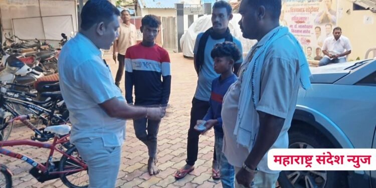 माजी जिल्हा परिषद अध्यक्ष अजय कंकडालवार यांच्या कडून मृतकाच्या कुटुंबास आर्थिक मदत.