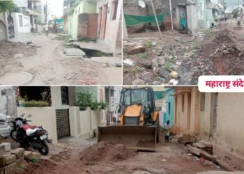 महाराष्ट्र संदेश न्युजचा दणका परतूर शहरातील 10 वर्षांपासून भक्कास असलेल्या परकुटा गल्ली नाल्या रस्त्याच्या कामाला सुरुवात.