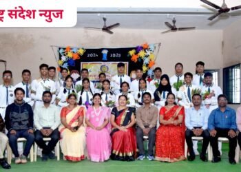 इन्फंट काँन्व्हेंट राजुरा येथे विद्यार्थ्यांच्या मंत्रिमंडळाचा पदग्रहण सोहळा थाटात संपन्न.