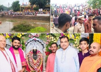 विदर्भाची पंढरीत असलेल्या धापेवाडा सर्वत्र विठूनामाचा गज राने गजबजले, चार लाखांवर भावीक दाखल.