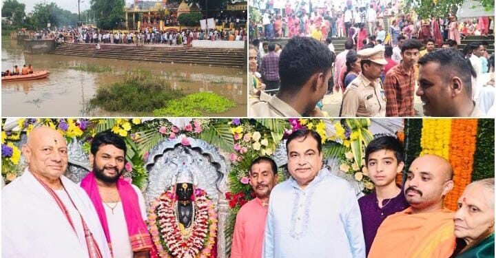 विदर्भाची पंढरीत असलेल्या धापेवाडा सर्वत्र विठूनामाचा गज राने गजबजले, चार लाखांवर भावीक दाखल.