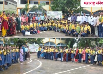 इन्फंट जीजस इंग्लिश हायस्कूल राजुरा येथे “प्लांट फॉर मदर” अभियान उत्साहात संपन्न.